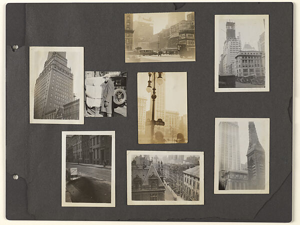 [Album Page: Midtown, Twenty-third Street Vicinity, Manhattan], Berenice Abbott (American, Springfield, Ohio 1898–1991 Monson, Maine), Gelatin silver prints 