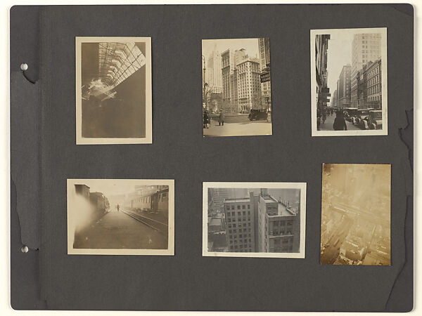 [Album Page: Midtown, Madison Square Vicinity, Manhattan], Berenice Abbott (American, Springfield, Ohio 1898–1991 Monson, Maine), Gelatin silver prints 