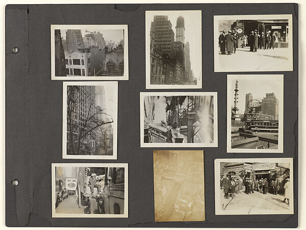 [New York Album Page: Columbus Circle and Central Harlem, 135th Street Vicinity, Manhattan]