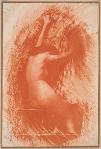 Struggle, Robert Demachy (French, 1859–1936), Gum bichromate print 