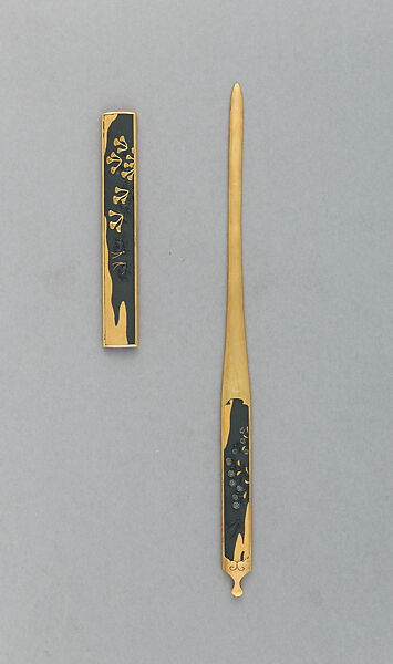 Knife Handle (Kozuka) and Hair Dressing Tool (Kōgai) - Japanese