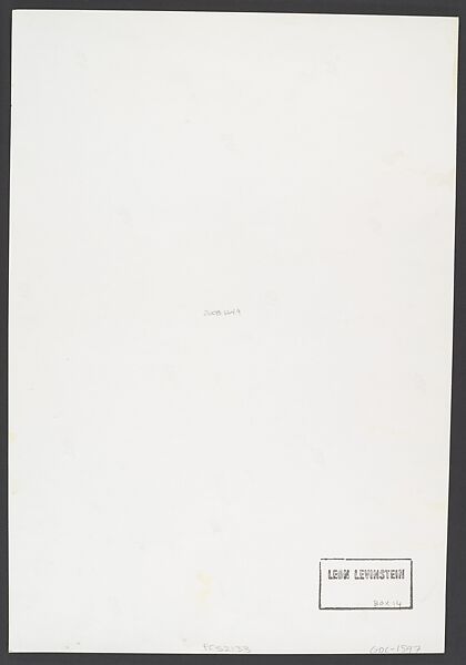 [Man on Busy Street Holding Advertising Placard, London], Leon Levinstein (American, Buckhannon, West Virginia 1910–1988 New York), Gelatin silver print