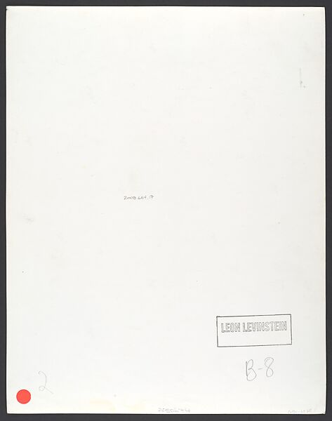 [Shirtless Man with Cut-off Jeans and Tattoo, New York City], Leon Levinstein (American, Buckhannon, West Virginia 1910–1988 New York), Gelatin silver print
