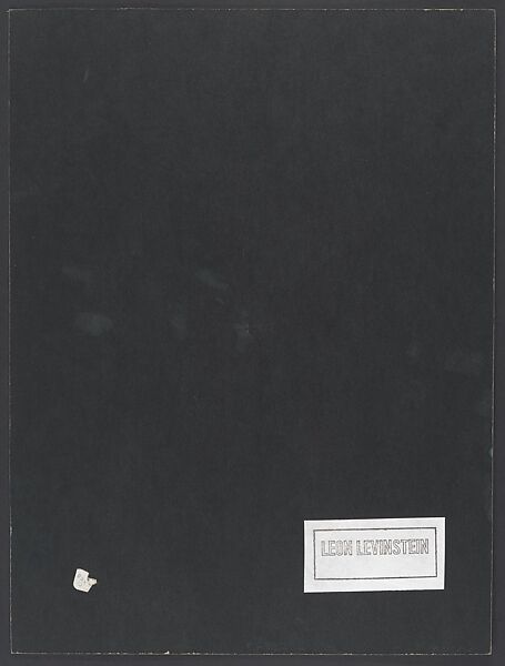 [Nude Man at Mardi Gras, New Orleans, Louisiana], Leon Levinstein (American, Buckhannon, West Virginia 1910–1988 New York), Gelatin silver print