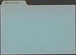 [Papers, Annotated Index Cards, and Miscellaneous Notes Relating to Walker Evans's Collection of Postcards and Signs], Walker Evans (American, St. Louis, Missouri 1903–1975 New Haven, Connecticut)