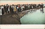 Drawing the Seine, Isle of Palms, S.C., Photomechanical print