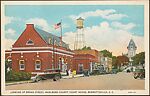 Looking up Broad Street Marlboro County Court House Bennettsville S