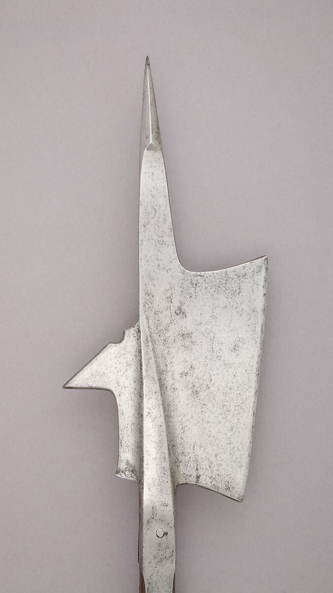 Halberd, Steel, wood (oak), iron, Swiss