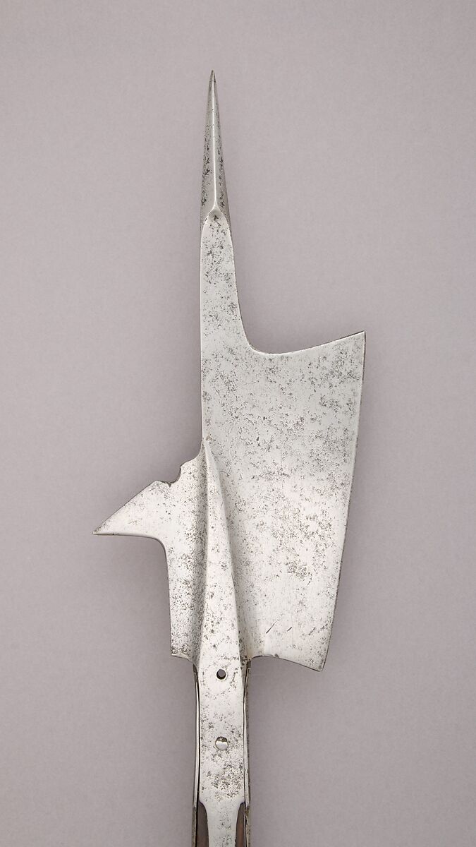 Halberd, Steel, wood (oak), iron, Swiss