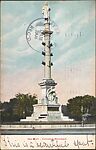 New York - Columbus Monument., Photomechanical print