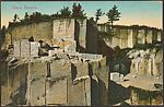 Quarry, Bermuda, Photomechanical print