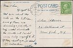 [12 Postcards Sent by Walker Evans to 10 Recipients, Later Retrieved by the Artist and Filed with his Collection of Postcards], Walker Evans (American, St. Louis, Missouri 1903–1975 New Haven, Connecticut), Photomechanical prints