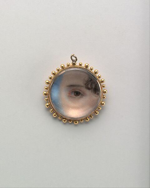 Lover's Eye, Emily Drayton Taylor (1860–1952), Watercolor on ivory, American 