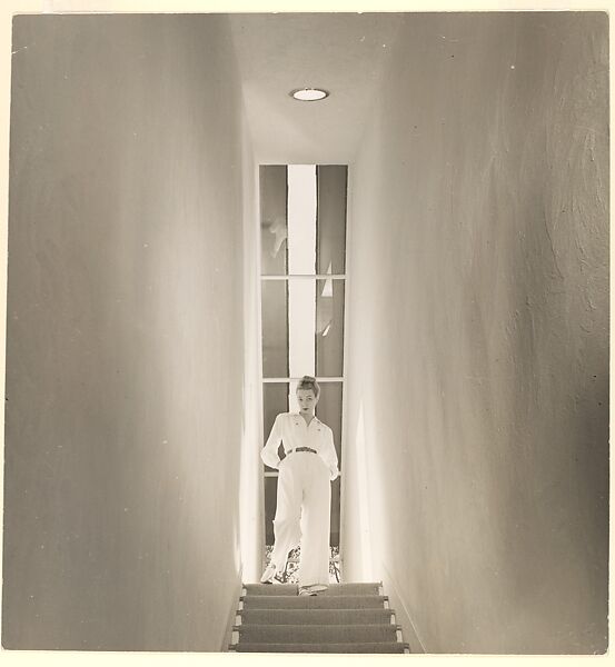 [Elizabeth Gibbons at The Creamery, Frenchtown, New Jersey], Louise Dahl-Wolfe (American, 1895–1989), Gelatin silver print 