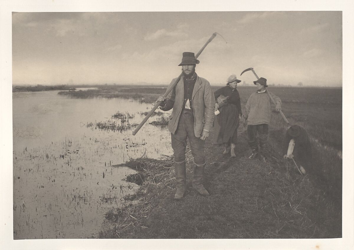 Life and Landscape on the Norfolk Broads, Peter Henry Emerson (British (born Cuba), 1856–1936), Platinum prints from glass negatives