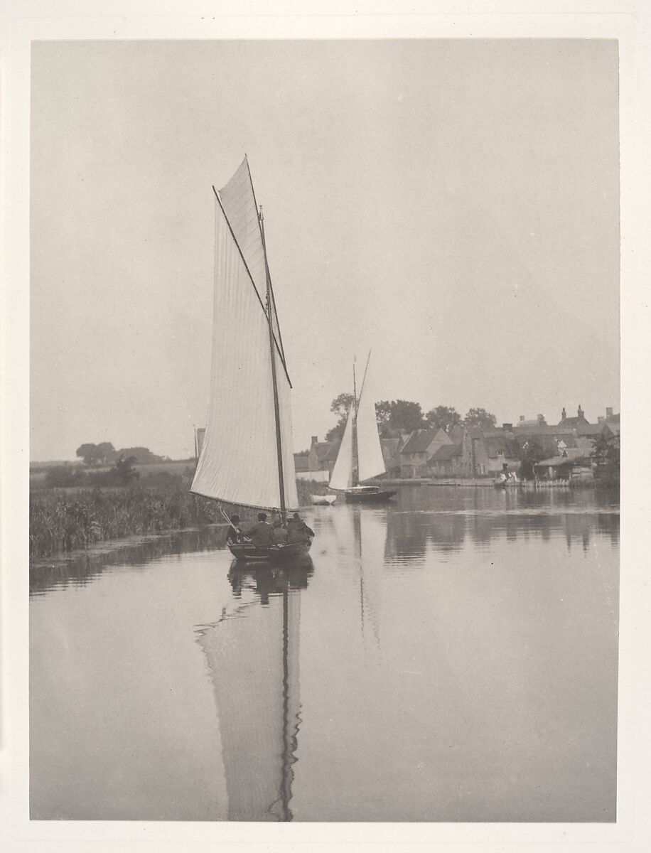 Life and Landscape on the Norfolk Broads, Peter Henry Emerson (British (born Cuba), 1856–1936), Platinum prints from glass negatives