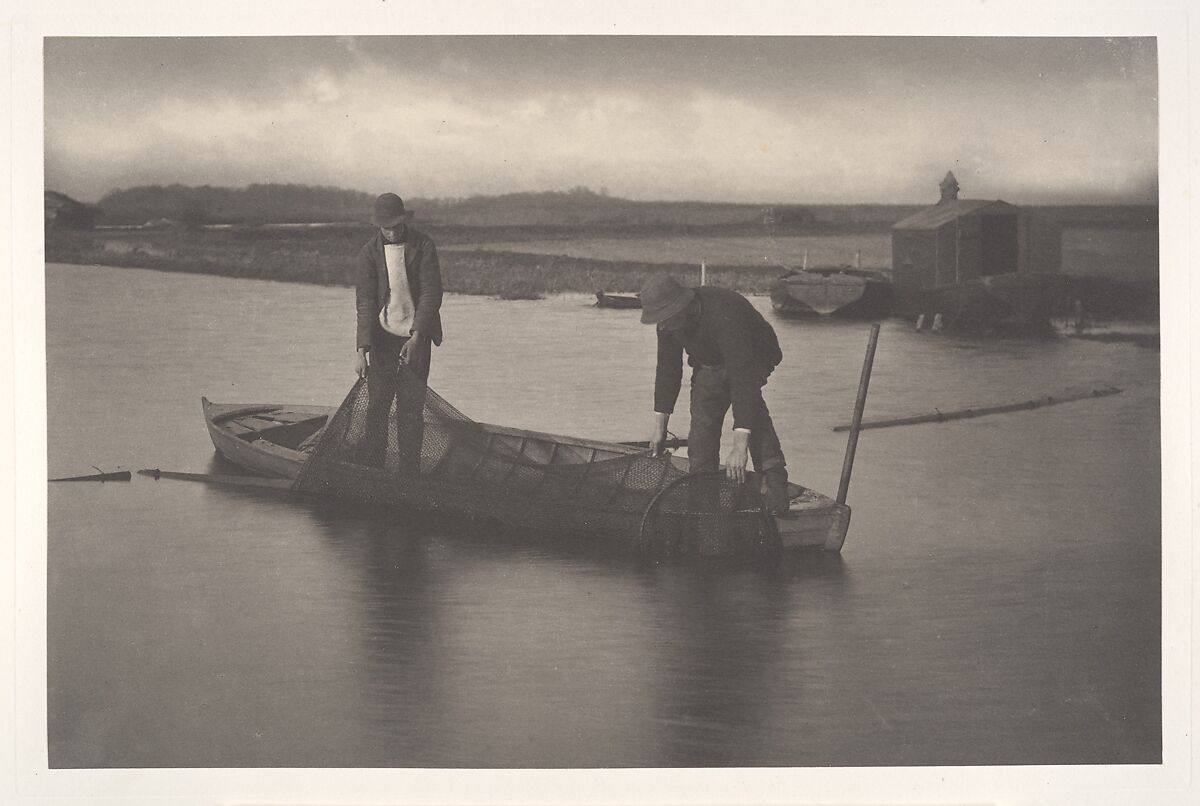Life and Landscape on the Norfolk Broads, Peter Henry Emerson (British (born Cuba), 1856–1936), Platinum prints from glass negatives