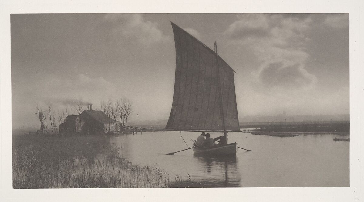 Life and Landscape on the Norfolk Broads, Peter Henry Emerson (British (born Cuba), 1856–1936), Platinum prints from glass negatives