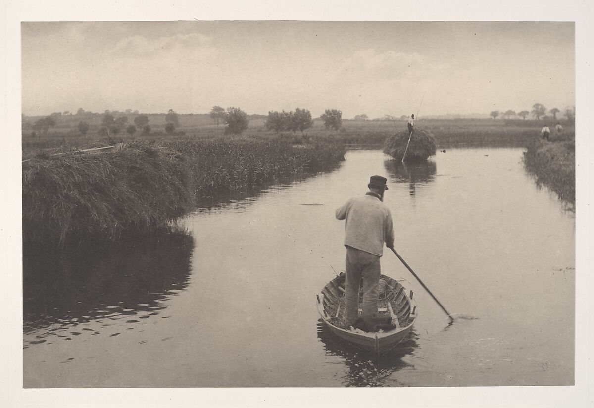 Life and Landscape on the Norfolk Broads, Peter Henry Emerson (British (born Cuba), 1856–1936), Platinum prints from glass negatives