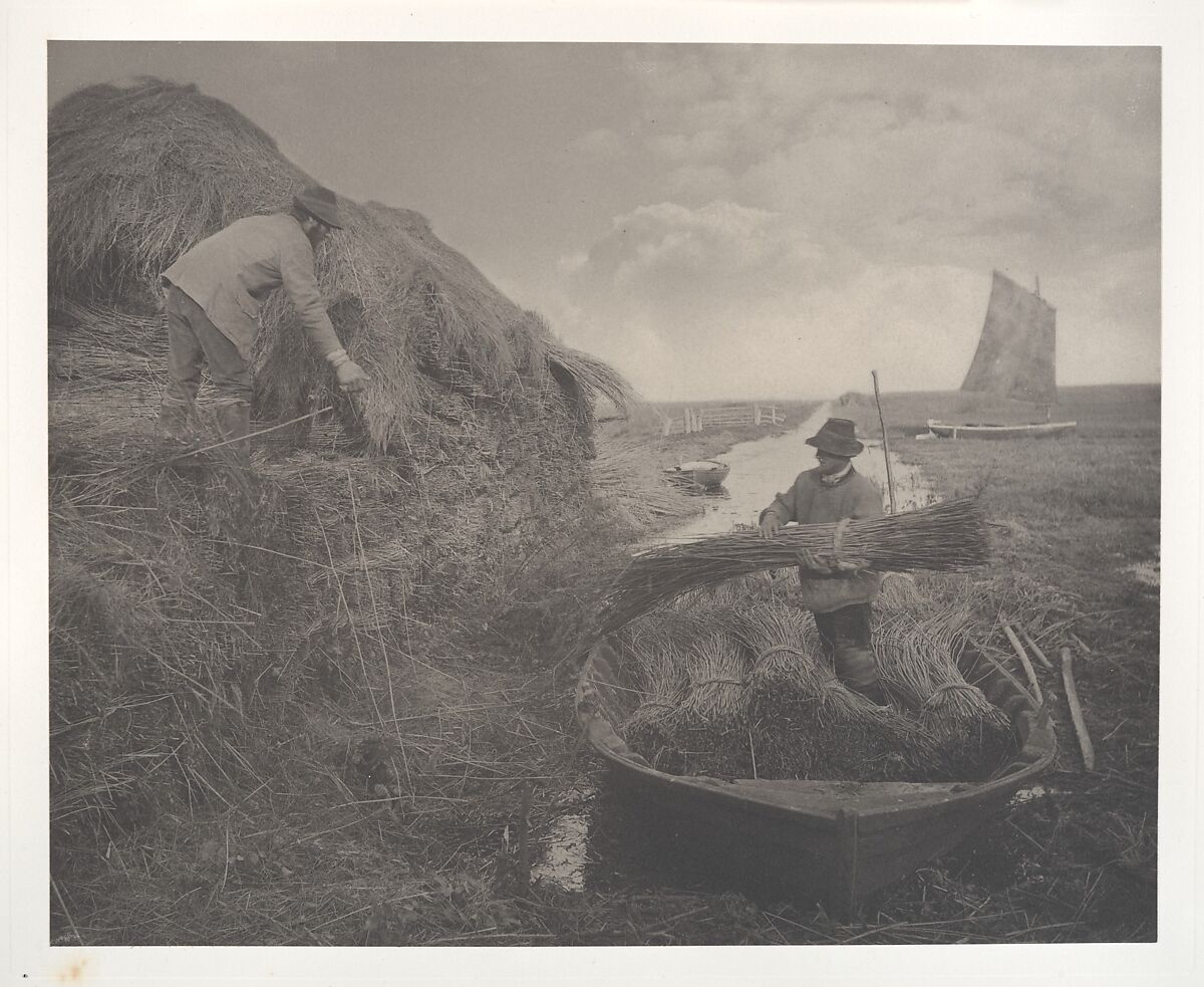 Life and Landscape on the Norfolk Broads, Peter Henry Emerson (British (born Cuba), 1856–1936), Platinum prints from glass negatives