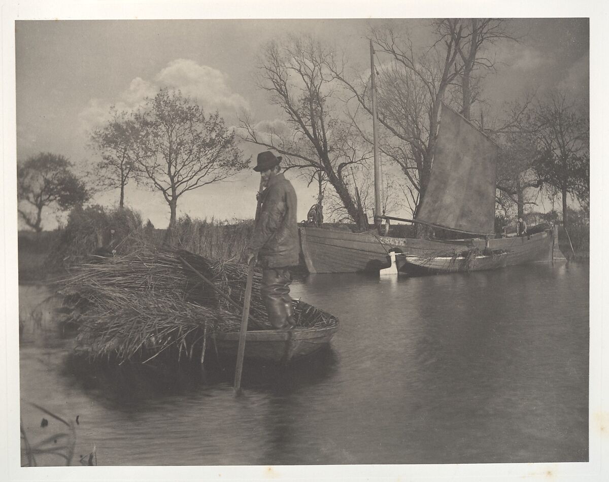 Life and Landscape on the Norfolk Broads, Peter Henry Emerson (British (born Cuba), 1856–1936), Platinum prints from glass negatives
