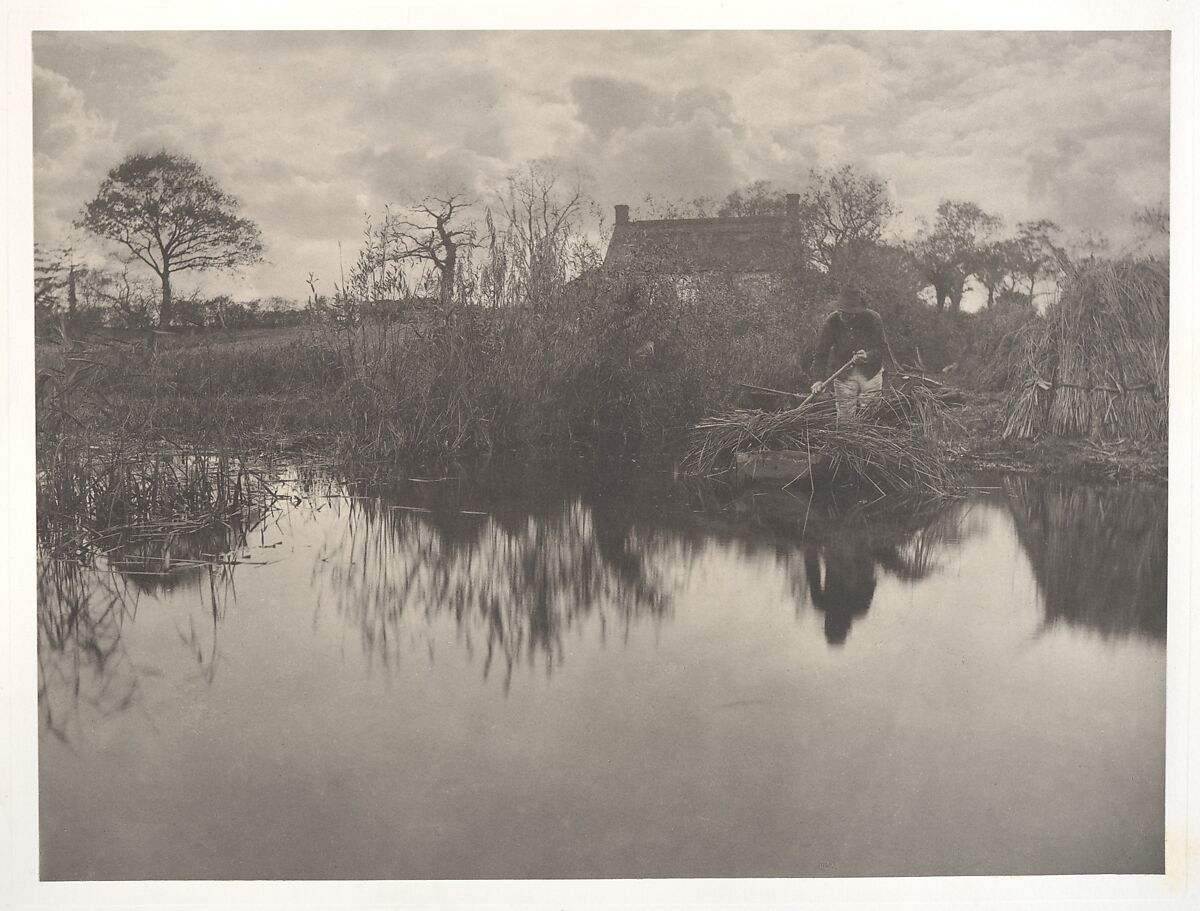 Life and Landscape on the Norfolk Broads, Peter Henry Emerson (British (born Cuba), 1856–1936), Platinum prints from glass negatives