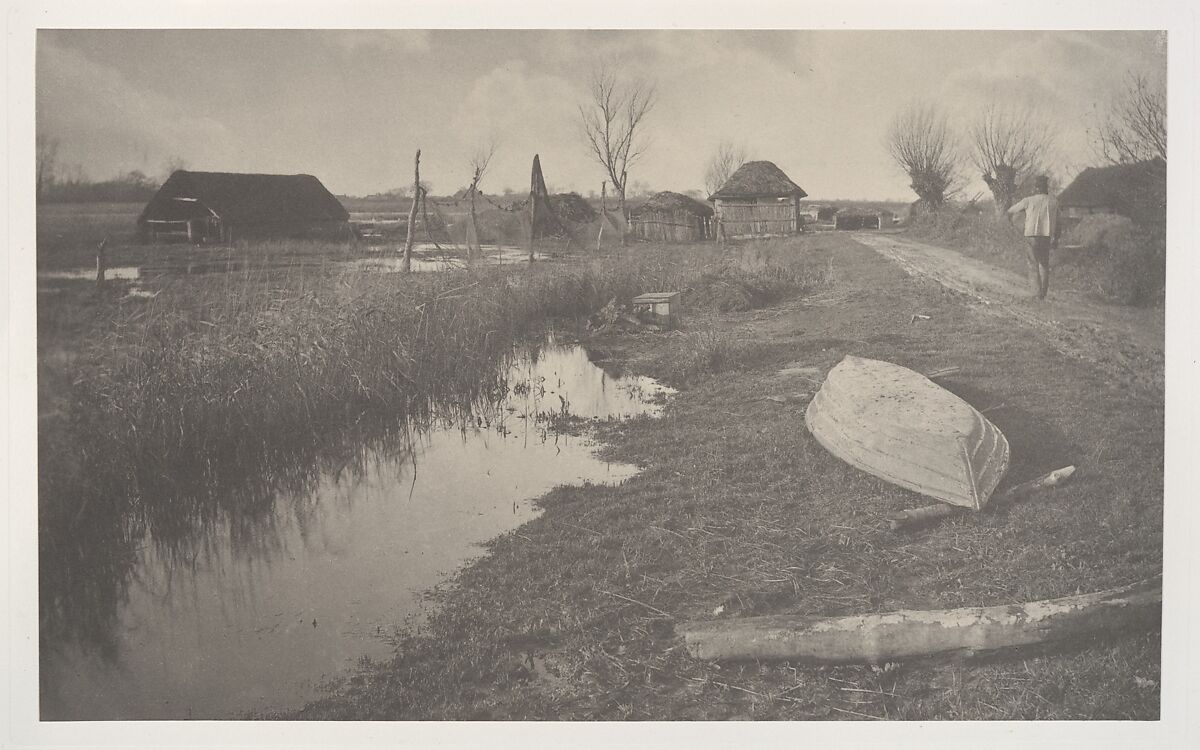 Life and Landscape on the Norfolk Broads, Peter Henry Emerson (British (born Cuba), 1856–1936), Platinum prints from glass negatives