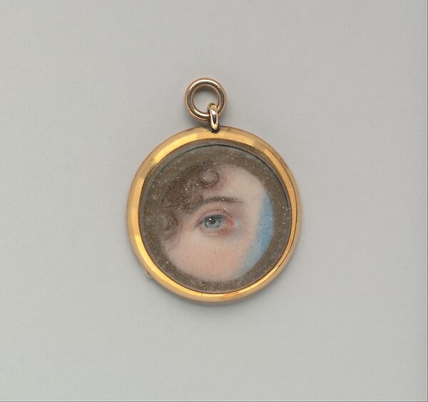 Eye of Maria Miles Hayward, Emily Drayton Taylor (1860–1952), Watercolor on ivory, American 