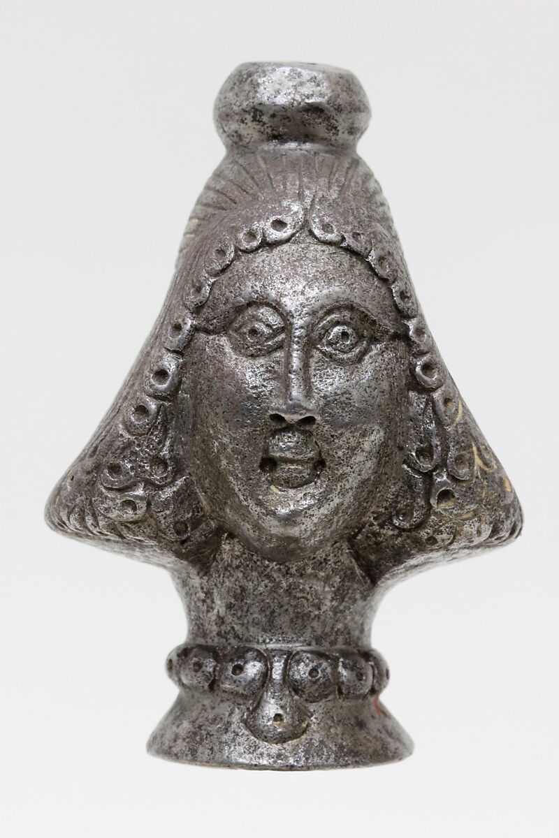 Sword Pommel, Steel, British