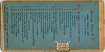 [29 Stereographic Views of the Arsenal, Exterior Views, Central Park, New York], Various, American, Albumen silver prints