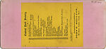 [29 Stereographic Views of the Arsenal, Exterior Views, Central Park, New York], Various, American, Albumen silver prints