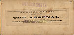 [29 Stereographic Views of the Arsenal, Exterior Views, Central Park, New York], Various, American, Albumen silver prints