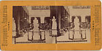 [7 Stereographic Views of Art Museum, Metropolitan Museum of Art, Exterior and Interior Views, Central Park, New York], Various, American, Albumen silver prints