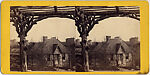 [3 Stereographic Views of Children's Cottage, Children's Shelter, Dairy, Central Park, New York], Various, American, Albumen silver prints