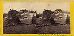 [7 Stereographic Views of Gate-Keeper's Huts and Entrances to Central Park, New York], Various, American, Albumen silver prints