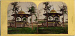 [67 Stereographic Views of Music Stand, Central Park, New York], Various, American, Albumen silver prints