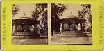 [11 Stereographic Views of Music Stand, Central Park, New York], Various, American, Albumen silver prints