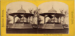 [11 Stereographic Views of Music Stand, Central Park, New York], Various, American, Albumen silver prints