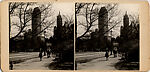 [19 Stereographic Views of Buildings Bordering the Park, Central Park, New York], Various, American, Albumen silver prints