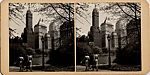 [19 Stereographic Views of Buildings Bordering the Park, Central Park, New York], Various, American, Albumen silver prints