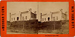 [4 Stereographic Views of Reservoir Buildings, Central Park, New York], Various, American, Albumen silver prints