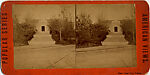 [4 Stereographic Views of Reservoir Buildings, Central Park, New York], Various, American, Albumen silver prints