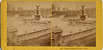 [68 Stereographic Views of Bethesda Fountain: Distant Views, Central Park, New York], Various, American, Albumen silver prints