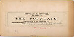 [68 Stereographic Views of Bethesda Fountain: Distant Views, Central Park, New York], Various, American, Albumen silver prints