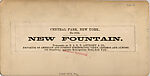 [33 Stereographic Views of Bethesda Fountain: Close-up, Central Park, New York], Various, American, Albumen silver prints