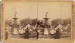 [33 Stereographic Views of Bethesda Fountain: Close-up, Central Park, New York], Various, American, Albumen silver prints