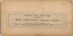[33 Stereographic Views of Bethesda Fountain: Close-up, Central Park, New York], Various, American, Albumen silver prints