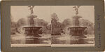 [33 Stereographic Views of Bethesda Fountain: Close-up, Central Park, New York], Various, American, Albumen silver prints
