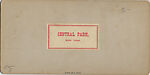 [65 Stereographic Views of Various Fountains, Central Park, New York], Various, American, Albumen silver prints
