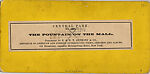 [65 Stereographic Views of Various Fountains, Central Park, New York], Various, American, Albumen silver prints